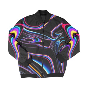 เสื้อแจ็กเก็ตบอมเบอร์สำหรับผู้ชาย, เสื้อกันลมมีซิปคอตั้งแฟชั่นลำลองฤดูร้อน - Product Image 6