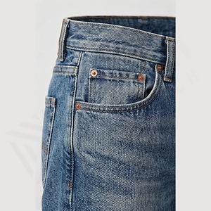 Best Quality Men's Denim Jeans Casual <b>Loose</b> Fit Oversize Mid Waist Straight Pants Customized Color Premium Bottoms Autumn Winter - Product Image 5