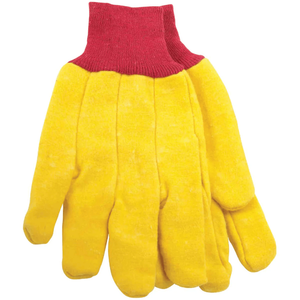 Super vente Double tissé sieste-out polaire tissu paume Clute coupe corvée gants toile tissu avec poignet en tricot meilleurs gants de préhension - Product Image 2