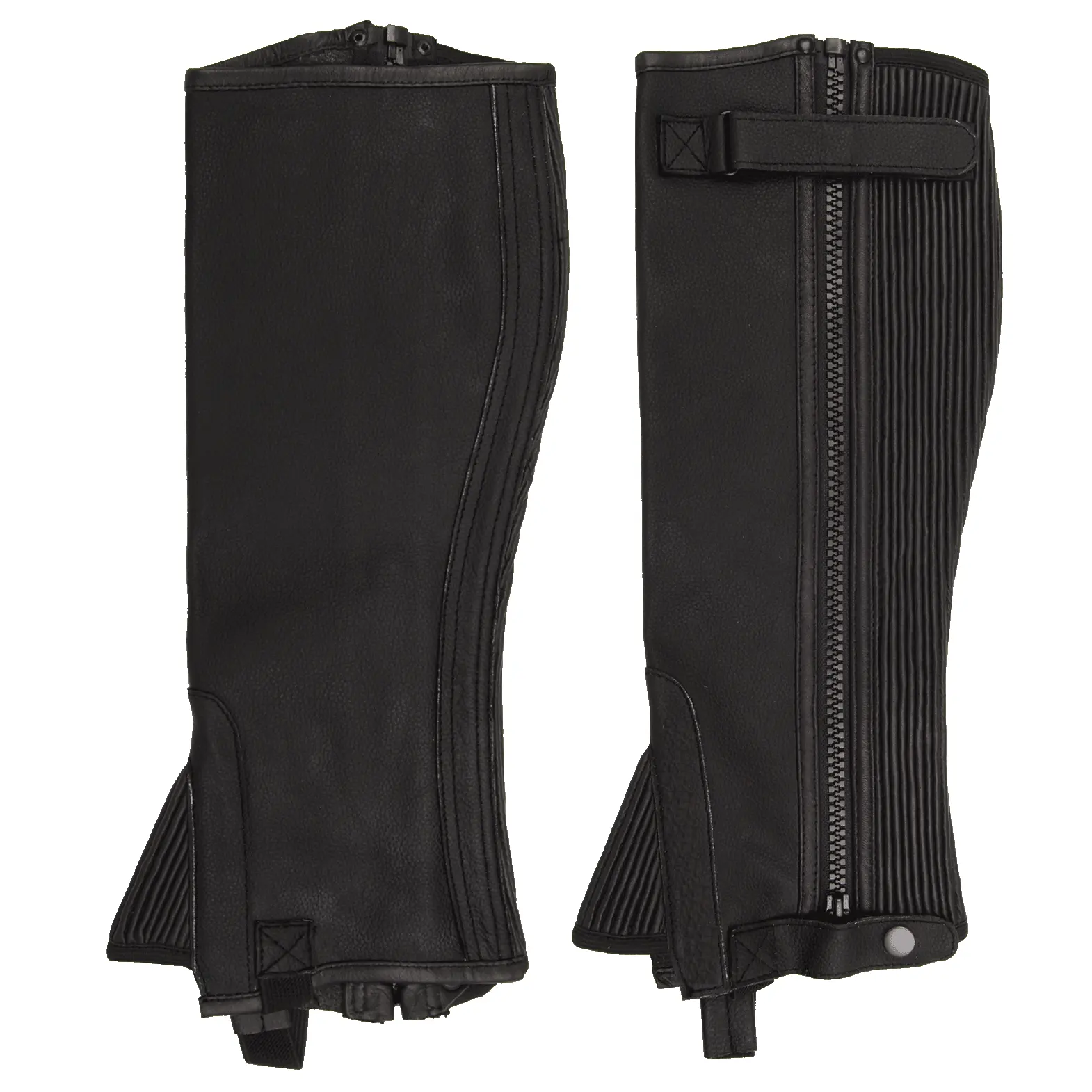 Fabricants Custom Design Comfort Demi-chaps et guêtres en cuir synthétique pour l'équipement du cheval