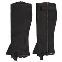 Demi-chaps et guêtres Amara au design personnalisé Produits confortables en cuir synthétique à fermeture éclair latérale