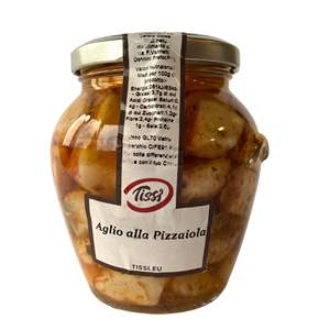 Pizzaiola Garlic Tissi Especias Mixtas en Conserva, Condimento 314 ml, Paquete de 6 Unidades, S.A.TOS S.P.A. Modelo 1105115 - Product Image 1