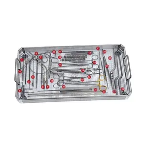 cranial neurosurgery instruments set Basic Sets of Neurosurgical Instruments, necessary to perform cranial and spinal surgery
