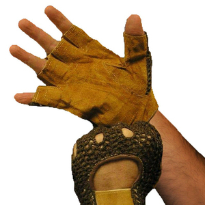 Gants de boxe en cuir à doigts ouverts, antidérapants, à lacets, pour entraînement en salle, avec attache de poignet, unisexe, MMA, Kickboxing, Taekwondo - Product Image 4