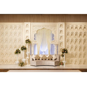 ฉากหลังงานแต่งงานสไตล์จารอกาแบบคลาสสิกสำหรับงานแต่งงาน งานเลี้ยงที่บ้าน ราคาโรงงาน ขายอุปกรณ์ตกแต่งงานแต่งงาน เม็กซิโก - Product Image 1