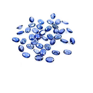 Zafiro Azul Natural de Bangkok, Corte Brillante Facetado, Ovalado, 3x5mm y 4x6mm, Material de Piedras Preciosas, Ópalo y Aguamarina, Nombre: Gemas Naturales - Product Image 3