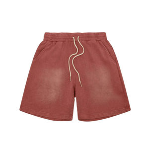Short à la mode personnalisé lavé à l'acide et délavé au soleil qualité supérieure nouveau design unique élégant avec short à cordes pour hommes - Product Image 1
