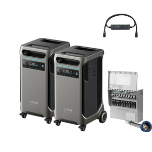 Ankeer Soliix F3800 x 2 + Double Power Hub Portable Power Station Solar Energy System Smart App-Controlled Outdoor Use - Product Image 2