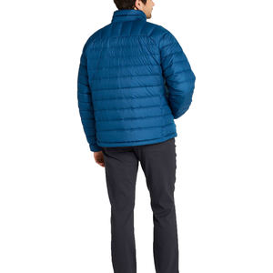 Blousons en duvet pour hommes Bomber d'hiver épais matelassé brillant Style de rue léger Vêtements d'extérieur décontractés Manteau matelassé à bulles OEM - Product Image 3