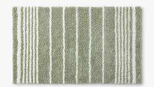 Alfombra de baño elegante de lujo con mechones a mano, alfombrilla ovalada de algodón suave y lana, lavable a máquina para uso doméstico o hotelero - Product Image 2