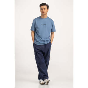 Camiseta de Cuello Redondo para Hombre, Corte Holgado, 100% Algodón, Bordado Personalizado, Fabricante OEM - Product Image 5