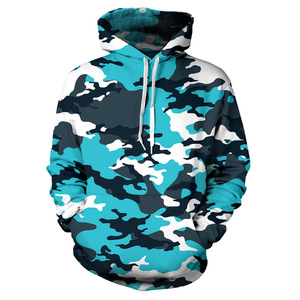 2025 Haute Qualité Entièrement Imprimé Sportswear Camo Hoodie Chaleur Polaire Unisexe Sublimation Hoodies - Product Image 2