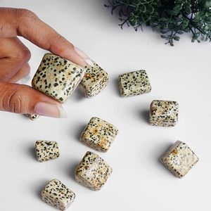 Piedra de jaspe dálmata Pulido natural Cristal curativo semiprecioso Reiki Chakra Meditación Energía Piedra preciosa - Product Image 5