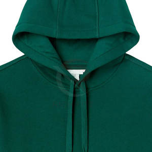 Sweat à capuche surdimensionné pour hommes en mélange de polyester/coton léger de haute qualité coupe régulière épais hiver Style décontracté solide teint uni - Product Image 5