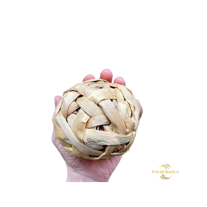 Eco Friendly Water Hyacinth Chew Ball Natural Fiber Pet <b>Toy</b> Safe Durable Chewing <b>Toy</b> For Small <b>Animals</b> Indoor Outdoor - Product Image 6