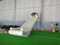 Jeux aquatiques commerciaux gonflables géants : Toboggan aquatique gonflable pour yacht et bateau