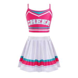High Quality Women's <b>Cheerleading</b> Uniforms New Fashion Fully Customizable Sets Breathable and Hot Sale at an Rate - Product Image 5