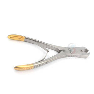 Instruments chirurgicaux orthopédiques les plus vendus en acier inoxydable allemand Double Action plaque Cutter pince Source d'alimentation manuelle - Product Image 5