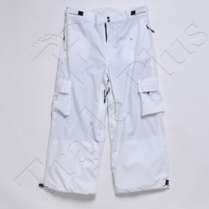 2025 personnalisé hommes femmes pantalons de neige de haute qualité Baggy coupe-vent imperméable coupe-vent grande taille vêtements de Ski côté réfléchissant OEM - Product Image 1