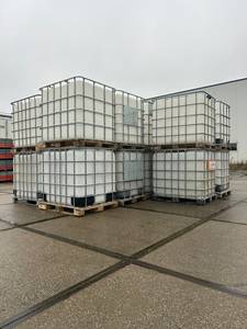 Réservoir IBC 1000L Blanc, Conteneur de Stockage Carré en Plastique, Étanche aux Rayons UV, Compatible avec l'Azote Liquide, Haute Sécurité - Product Image 4