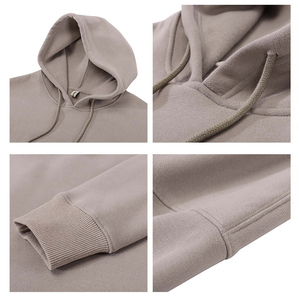 เสื้อฮู้ดตัวสั้นประดับพลอยเทียมโลโก้ตามสั่งสำหรับทุกเพศ - Product Image 6