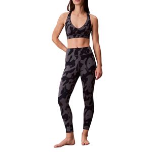 Soutien-gorge de sport pour femme grande taille, imprimé, col en V, dos croisé, haute performance, anti-choc, pour la salle de sport, la course à pied, haut de sport camouflage, devant - Product Image 5