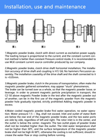 Dynamomètre de frein à poudre magnétique banc d'essai de moteur de couple testeur à large portée pour l'industrie de l'automatisation mécanique