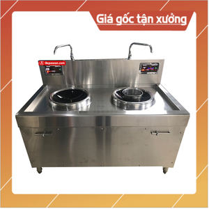 Asean Kitchen Kit04 8KW/3P 2-Burner Induction <b>Wok</b> Range New Top Hotels Commercial Kitchen Machines 800 X 800/1100 1-Year - Product Image 2