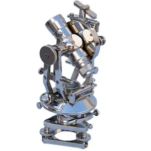 Chrome plated theodolite leveling nautical instrument brass theodolite antique style nautical theodolite suppliers India