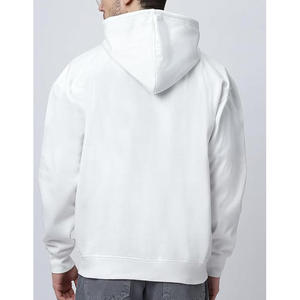 Custom Men's Winter Sweatshirt Comfortable Stylish Solid Pattern <b>100</b>% <b>Polyester</b>/Cotton Zipper & Collar Hoodie - Product Image 2