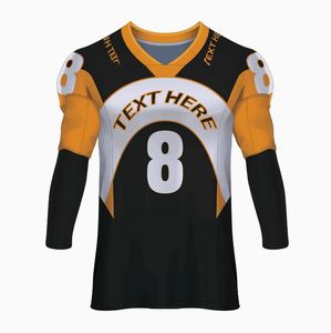 Maillot de football américain par sublimation respirant vente en gros usine personnalisée Oem Odm haute performance pour les clubs et les sports - Product Image 4