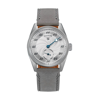 Montre mécanique automatique classique de haute qualité Sugess, livraison gratuite, 5 ATM, acier inoxydable ST1721, vintage, pour homme, en vente