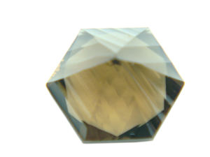 อัญมณีแท้ทรงเว้าตัดเป็นทรงหกเหลี่ยมรูปทรงสโมควอทซ์ธรรมชาติ - Product Image 2