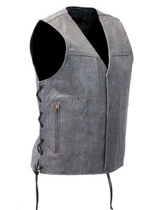Top vente de haute qualité coupe-vent en cuir gilet de chasse à la mode chic Look respirant grande taille en gros - Product Image 3