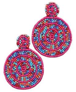 Pendientes de Cuentas de Semillas Hechos a Mano de Primera Calidad, Joyería Ligera y Moderna para Mujer al Mejor Precio - Product Image 4