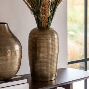 Florero decorativo de lujo Florero de flores brillantes de aluminio para boda y decoración del piso del hogar Florero de metal - Product Image 3