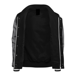 Wholesale Customized Men's Varsity <b>Jacket</b> Premium Quality New Arrival <b>Slim</b> <b>Fit</b> Winter Stand Collar Front Logo - Product Image 5