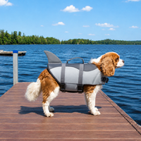 Gilet de sauvetage pour chien à haute flottabilité, gilet de sécurité pour animaux de compagnie, pour la navigation, la plage, les activités de plein air, vente en gros