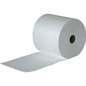Rouleau de tissu industriel brut, 43 m de long et 38 cm de large, en molleton absorbant uniquement l'huile - Product Image 1