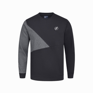 เสื้อสเวตเตอร์คอกลมสำหรับผู้ชาย, สเวตเชิ้ต100% ฮู้ดแขนยาวผ้าฝ้าย350แกรมเสื้อมีฮู้ดสไตล์ลำลองสีพื้นพิมพ์ลาย - Product Image 1