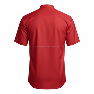 Conjunto de Uniforme Corporativo Personalizado en Color Rojo para Personal, Hombres y Mujeres, Uniforme Formal para Recepción de Hotel, Fabricante de Uniformes de Oficina - Product Image 6