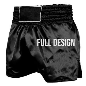 Athletic Boxing <b>Gym</b> <b>Shorts</b> Quick Dry Breathable Polyester/Cotton Black/<b>White</b> - Product Image 2