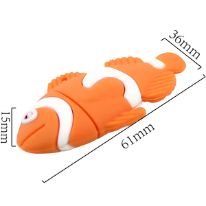 Chất lượng cao <span class=keywords><strong>PVC</strong></span> phim hoạt hình cá 2GB 4GB 8GB 16GB 32GB 2.0 <span class=keywords><strong>USB</strong></span> Flash Drive biểu tượng tùy chỉnh 64GB 3.0 bút ổ đĩa Pendrive 128GB <span class=keywords><strong>USB</strong></span> Stick - Product Image 5