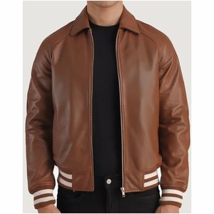 Chaqueta para hombre chaquetas de hombre Slim Fit Chaquetas de cuero de moda Totalmente personalizable Impermeable y transpirable Invierno - Product Image 6