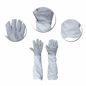 Guantes especiales de apicultura con mangas largas Anti-Picadura de abeja Anti-Corte Antideslizante Función ignífuga para apicultores - Product Image 3