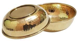 Cuenco de latón náutico hecho a mano seis piezas de cuenco de latón para servir característica especial cuenco de cocina de latón regalo Calvin artesanía - Product Image 5