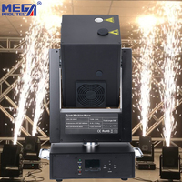 Machine à étincelles froides DMX512 750W à tête mobile 5 canaux, fontaine à étincelles rotative, effet de feux d'artifice pour scène intérieure, pour événements et mariages