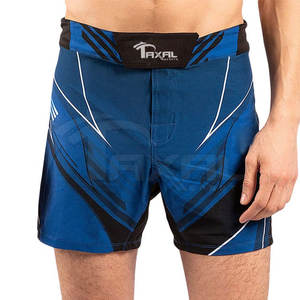 Marque privée Jiu Jitsu Kimono Short MMA de couleur unie Fabriqué au Pakistan Short MMA robuste - Product Image 1