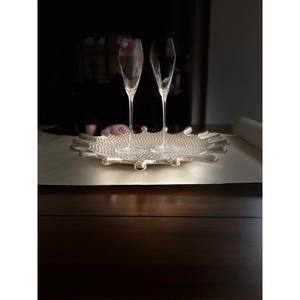 Plateau de service en argent unique Plateau décoratif pour plateau de table basse pour votre décor de salle à manger luxueux - Product Image 3