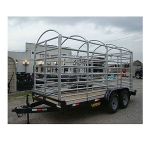 Remorque agricole économique pour le transport professionnel d'animaux, remorque à bétail en acier galvanisé à bas prix à vendre - Product Image 5